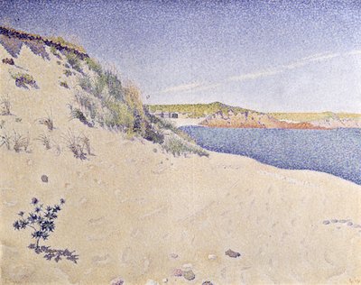 Playa arenosa, 1890 de Paul Signac